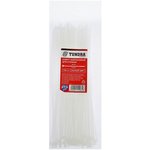 TUNDRA Хомут нейлоновый krep для стяжки, 2.5 х 200 мм, белый, в упаковке 100 шт ...