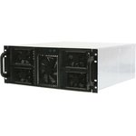 Procase RE411-D0H17-FE-65 Корпус 4U server case,0x5.25+ 17HDD,черный,без блока питания,глубина 650мм,MB EATX 12"x13", панель вентиляторов 3х