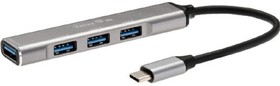 Фото 1/5 Telecom TA308C Переходник USB 3.1 Type-C-- USB3.0+3 USB2.0, Aluminum Shell, 0.2м Telecom  TA308C  [07958820049750]