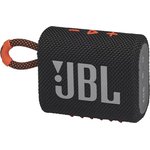 Колонка порт. JBL GO 3 черный/оранжевый 4.2W 1.0 BT 10м (JBLGO3BLKO)