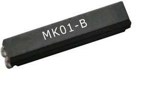 MK01-C, Герконовый датчик, SPST, 0,5 А, 200 В пост. тока, монтаж на поверхность, прямой
