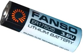 Фото 1/3 ER17505H/S, Li, SOCl2 батарея типоразмера A, 3.6 В, 3.4Ач, стандартная форма, -55...85 °C