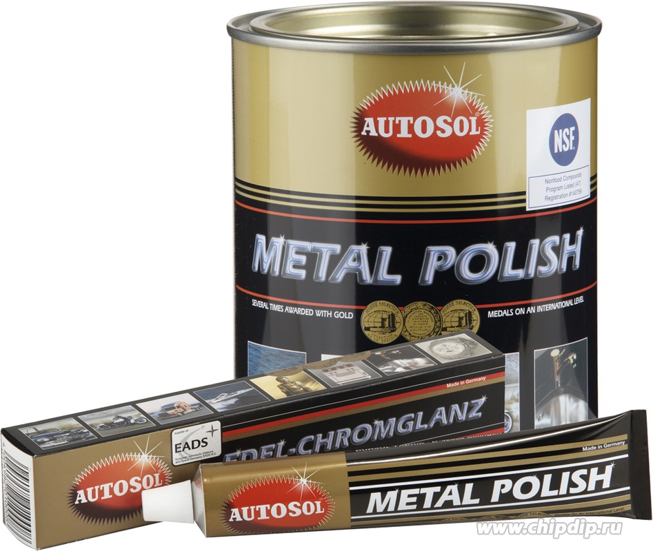 Autosol для металлических изделий Metal Polish 75 мл, Паста - полироль,  Dursol