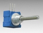 Фото 1/3 53RAA-R25-A10L, Res Cermet POT 1K Ohm 10% 1W 1(Elec)/1(Mech)Turn 6mm (33.89 X 12.5 X 18.25mm) Solder Lug Panel Mount