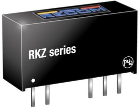 RKZ-1215S, Преобразователь DC/DC, 2Вт, Uвх 10,8-13,2В, Uвых 15ВDC, SIP7