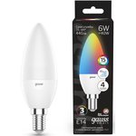 Лампа Smart LED Свеча С37 6W E14 RGBW+dim 1/10/100 103101406