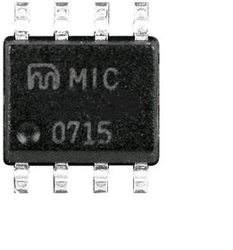 Фото 1/3 MIC4123YME, Драйвер МОП-транзистора, инвертирующий, 4.5В-20В питание, 3A и 2.3Ом на выходе, SOIC-8
