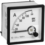 IPA10-6-0100-E, Амперметр Э47 100/5А кл. точн. 1,5 72х72мм