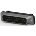 D-Sub plug, 25 pole, standard, equipped, straight, IDC connection, 1658608-2