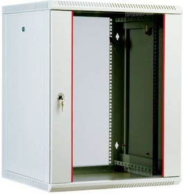 Фото 1/10 ЦМО Шкаф телекоммуникационный настенный разборный 15U (600х520), съемные стенки, дверь стекло (ШРН-М-15.500) (1 коробка)