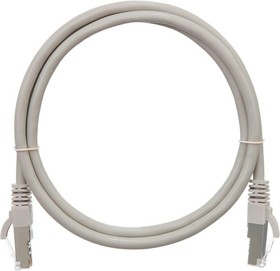 Коммутационный шнур S/FTP 4 пары, серый, 1,5м NMC-PC4SE55B-015-GY