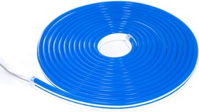 NeonLine интерьерный, боковой изгиб, 12В, IP20, 6мм, 5м, синий