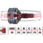 NJ181NY, ШРУС внешн. к-кт CITROEN BERLINGO 96 -, XSARA 97-05, XSARA Break 97-05 ...