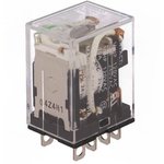 LY2-I4N-DC24, Реле электромагнитное, DPDT, Uобмотки 24ВDC, 10A/110ВAC, 10А