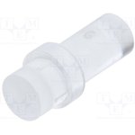 PLP1-250-F, LED Light Pipe Round Vertical Clear Rigid Bag