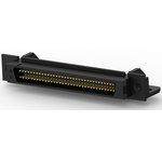 D-Sub plug, 68 pole, unequipped, angled, solder pin, 2-5174225-5