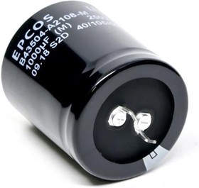 Фото 1/3 B43504A9227M000, Aluminum Electrolytic Capacitors - Snap In 400VDC 220uF 20% PVC STD 6.3mm Term