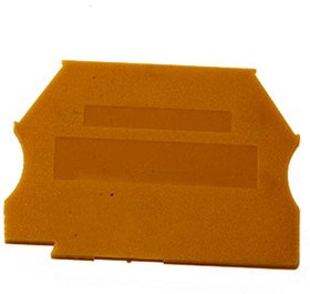 Фото 1/2 NPP AVK 2,5-10 (желтый), 444123 Концевой сегмент на клеммники AVK(2,5-10)/ AVK RD (2,5-4)