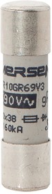 Фото 1/2 V1014571 / FR10GR69V3, 3A FF Cartridge Fuse, 10 x 38mm