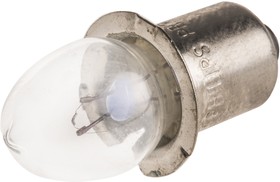 TP-406P, Vacuum Replacement Torch Bulb, Bayonett, 2.4 V, 500 mA for T6