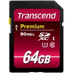 TS64GSDU1, 64 GB Industrial SDHC, SDXC SD Card, Class 1, Class 10