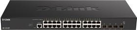 DL-DXS-1210-28T/A1A, Настраиваемый L2+ коммутатор с 24 портами 10GBase-T и 4 портами 25GBase-X SFP28