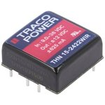 THN 15-2422WIR, Isolated DC/DC Converters - Through Hole 9-36Vin +/-12V 15W ...