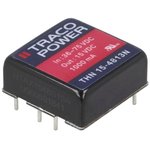 THN 15-4813N, Isolated DC/DC Converters - Through Hole 36-75Vin 15V 1A 15W 1x1 ...
