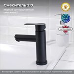 Смеситель для умывальника РМС SUS124BL-001F