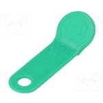 IBF-DS9093A/GR, Pellet memory holder in a keychain; green