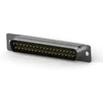 D-Sub plug, 37 pole, standard, equipped, straight, solder cup, 5-747916-2