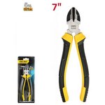 Диагональные бокорезы 180мм Deli DL0202 двухкомпонентная прорезиненная рукоять