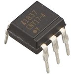 CNY17-4, Оптопара транзисторная, x1 5кВ 70В 10мА Кус=160:320%