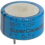 FT0H224ZF, Supercapacitors / Ultracapacitors 5.5V 0.22F -20/+80% LS=5.08mm