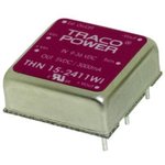 THN 15-2421WIR, Isolated DC/DC Converters - Through Hole 9-36Vin +/-5Vout 15W ...