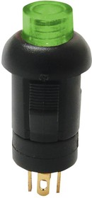 LP1OA1AG, Кнопочный переключатель, SPST, Выкл.-(Вкл.), Круглый, E ...