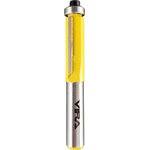 Фреза кромочная прямая обгонная с нижним подшипником 9.5 х 25 мм хвостовик 8 мм ...