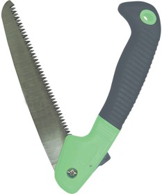Садовая складная ножовка, 180 мм, обрезиненная ручка 93222 тов-135693