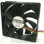 9S0924F4011, San Ace 9S Series Axial Fan, 24 V dc, DC Operation, 76m³/h, 2.16W ...