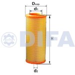 DIFA 4318-01, Элемент фильтрующий ММЗ Д-260 воздушный (элемент безопасности) DIFA