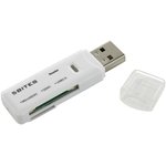 5bites Устройство ч/з карт памяти RE2-100WH USB2.0 Card reader / SD / TF / USB ...