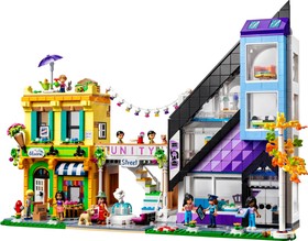 Фото 1/4 Конструктор Lego Friends Магазины цветов и дизайна в центре (41732)
