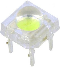 Фото 1/2 OSW47LZ281P, LED Super Flux; oval; 7.62x7.62mm; white cold; 10000?12000mcd