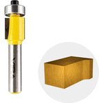 Фреза кромочная прямая обгонная с нижним подшипником 12.7 х 13 мм хвостовик 8 мм ...