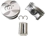 SPRM157980STD, Поршень кольца комплект Mercedes M157.980 на 1 цилиндр Mousson, Поршень