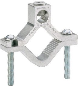 Фото 1/2 GC-18A-X, Cable Mounting & Accessories Aluminum Grounding Clamp, Dual Rated, #6