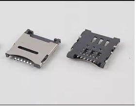 Держатель для карт, S0HG-180006-03G, micro-SIM, push-pull, 6 pin, Shenzhen KRCONN Technology Co.,Ltd
