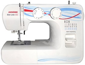 Фото 1/2 Швейная машина JANOME Sew Line 300 белый
