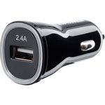 PM6681, USB зарядное устройство, 1 USB 5 В/2,4 A, 12 Вт, 6 см, черный