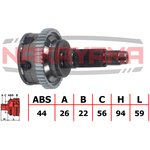 NJ389NY, ШРУС внешн. к-кт MAZDA 323 C V 94-98, 323 F V 94-98, 323 P V 96- ...